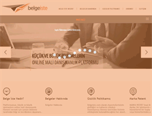 Tablet Screenshot of belgeiste.com